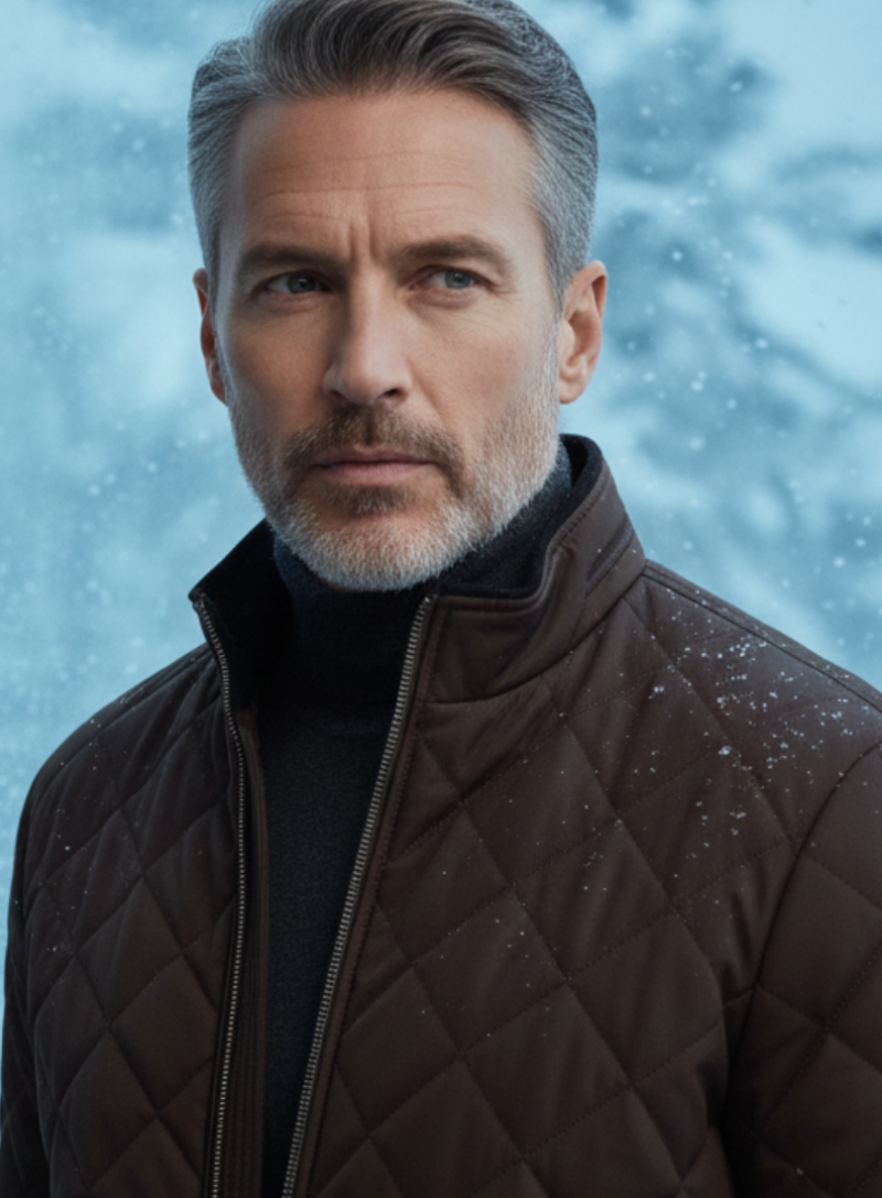 ST. MORITZ Quilted Winter Jacket – Warm, Insulated Outerwear with Stylish Quilting