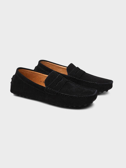 Premium Suede Boat Loafers - Classic Nautical Style
