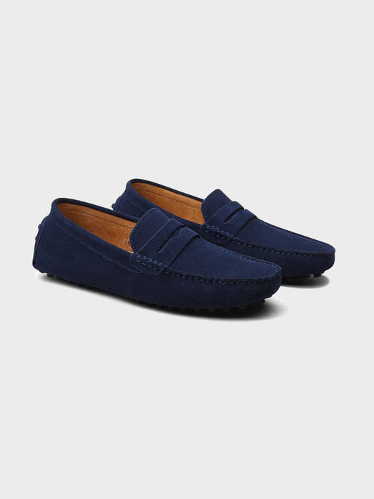 Premium Suede Boat Loafers - Classic Nautical Style