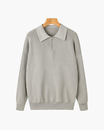 RASON Zip-Up Sweater - Cozy & Stylish