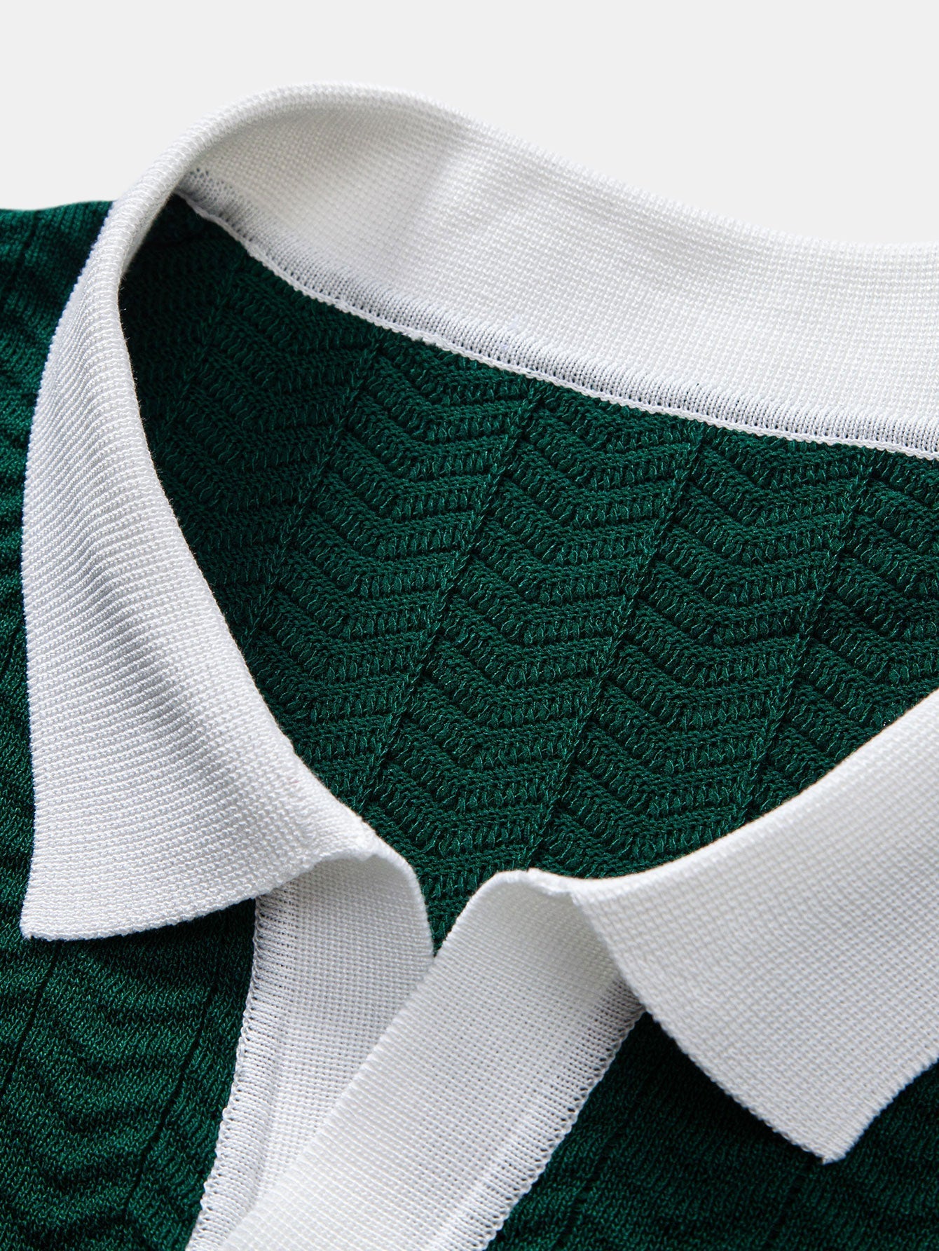 Ascot Knit Polo Shirt - Soft Knit, Modern Everyday Style
