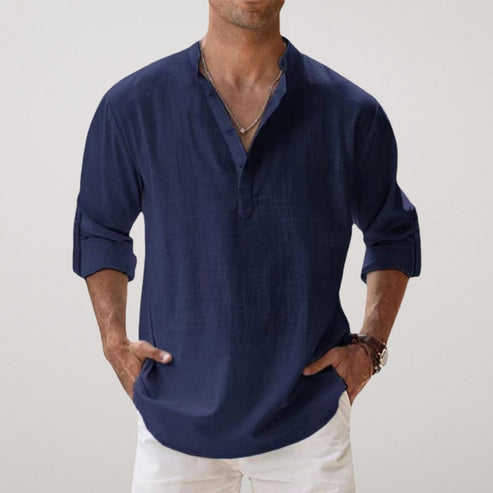 Capri Linen Summer Shirt - Lightweight, Breezy Comfort for Sunny Days