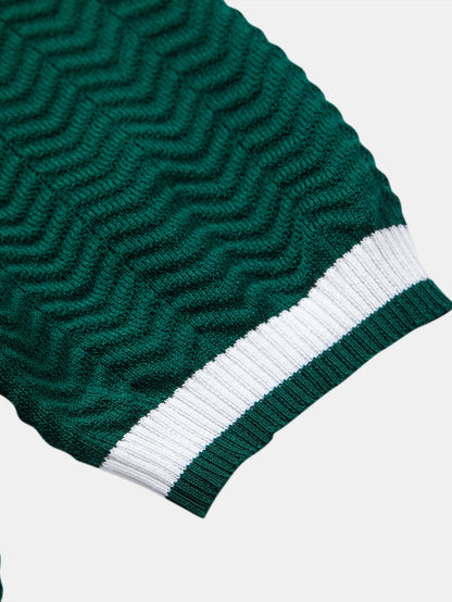 Ascot Knit Polo Shirt - Soft Knit, Modern Everyday Style