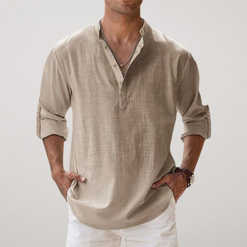 Capri Linen Summer Shirt - Lightweight, Breezy Comfort for Sunny Days