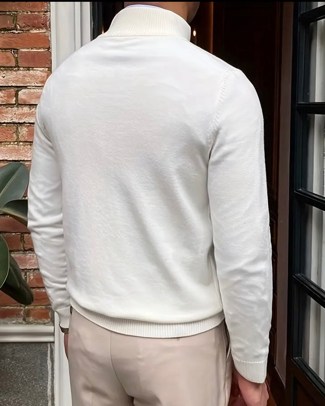 ROMA Quarter-Zip Knit Sweater – Cozy Everyday Essential
