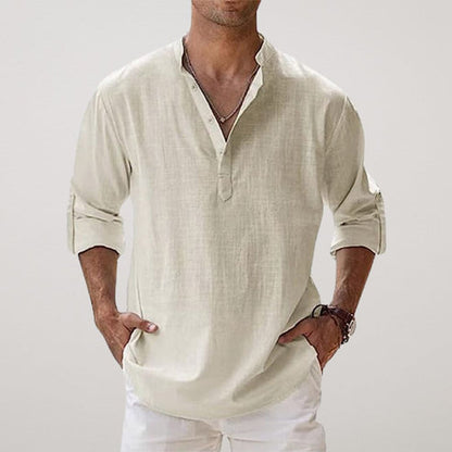 Capri Linen Summer Shirt - Lightweight, Breezy Comfort for Sunny Days