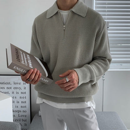 RASON Zip-Up Sweater - Cozy & Stylish