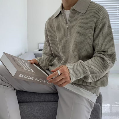 RASON Zip-Up Sweater - Cozy & Stylish