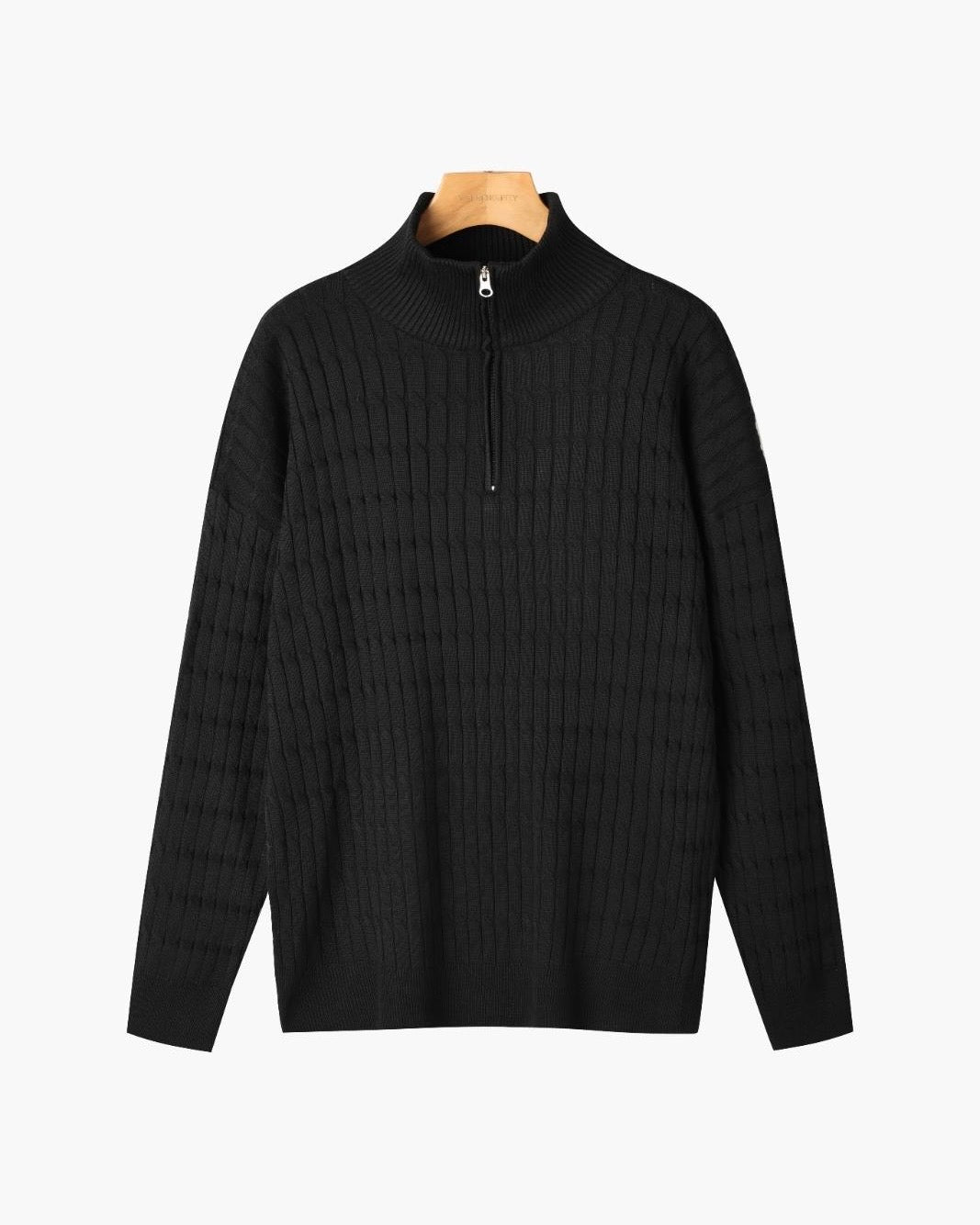GWANGJU Cozy Half-Zip Knit Sweater - Versatile Everyday Layer