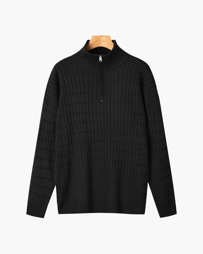 GWANGJU Cozy Half-Zip Knit Sweater - Versatile Everyday Layer