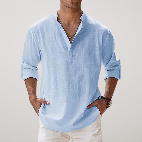 Capri Linen Summer Shirt - Lightweight, Breezy Comfort for Sunny Days