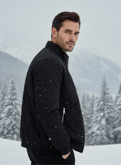 ST. MORITZ Quilted Winter Jacket – Warm, Insulated Outerwear with Stylish Quilting