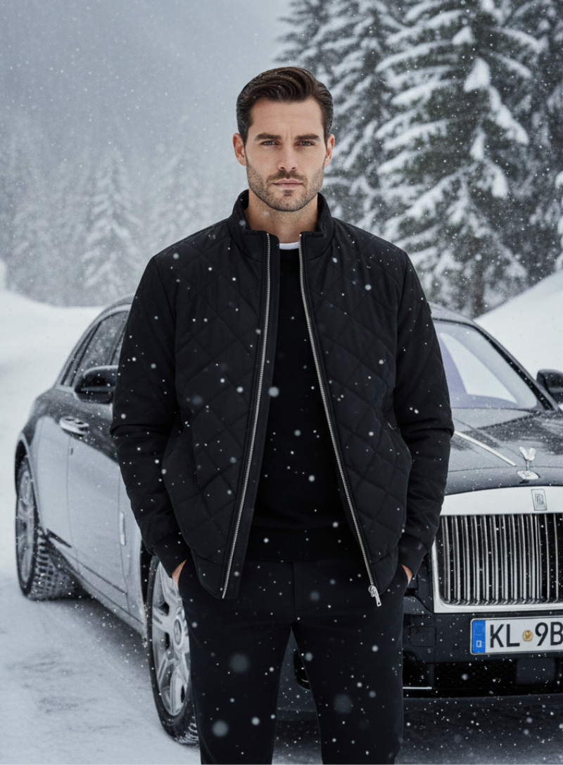 ST. MORITZ Quilted Winter Jacket – Warm, Insulated Outerwear with Stylish Quilting