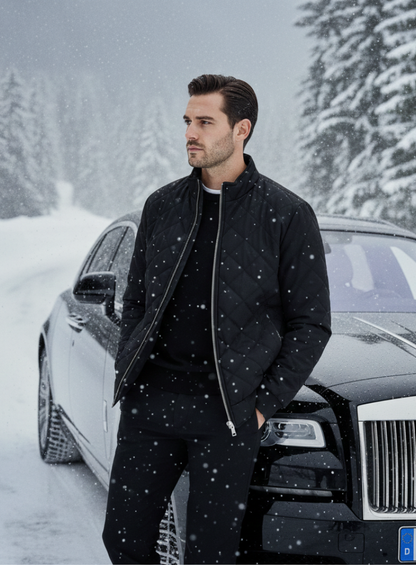 ST. MORITZ Quilted Winter Jacket – Warm, Insulated Outerwear with Stylish Quilting