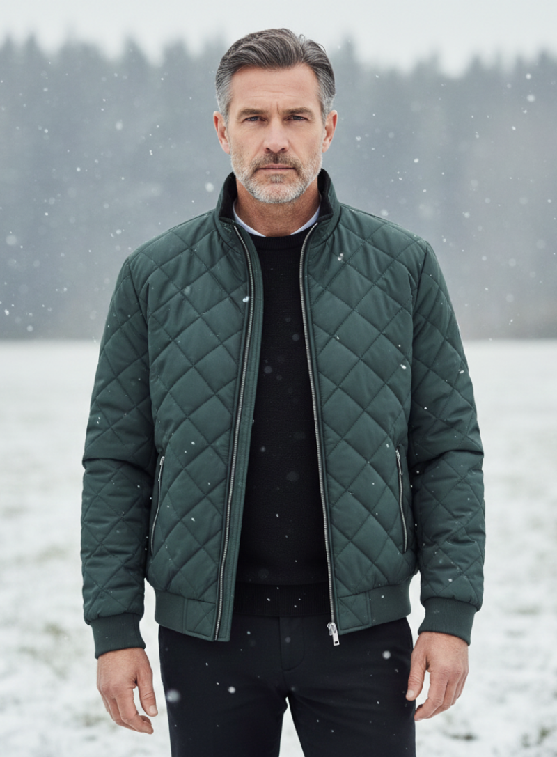 ST. MORITZ Quilted Winter Jacket – Warm, Insulated Outerwear with Stylish Quilting