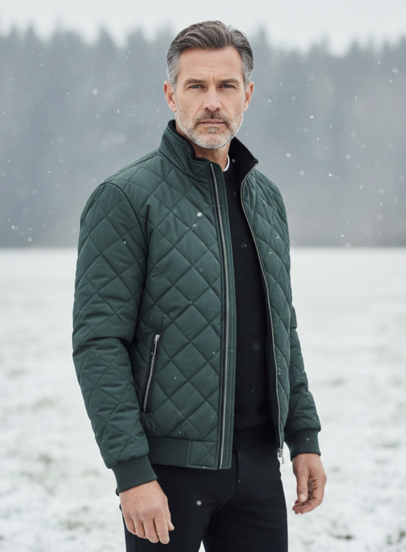 ST. MORITZ Quilted Winter Jacket – Warm, Insulated Outerwear with Stylish Quilting