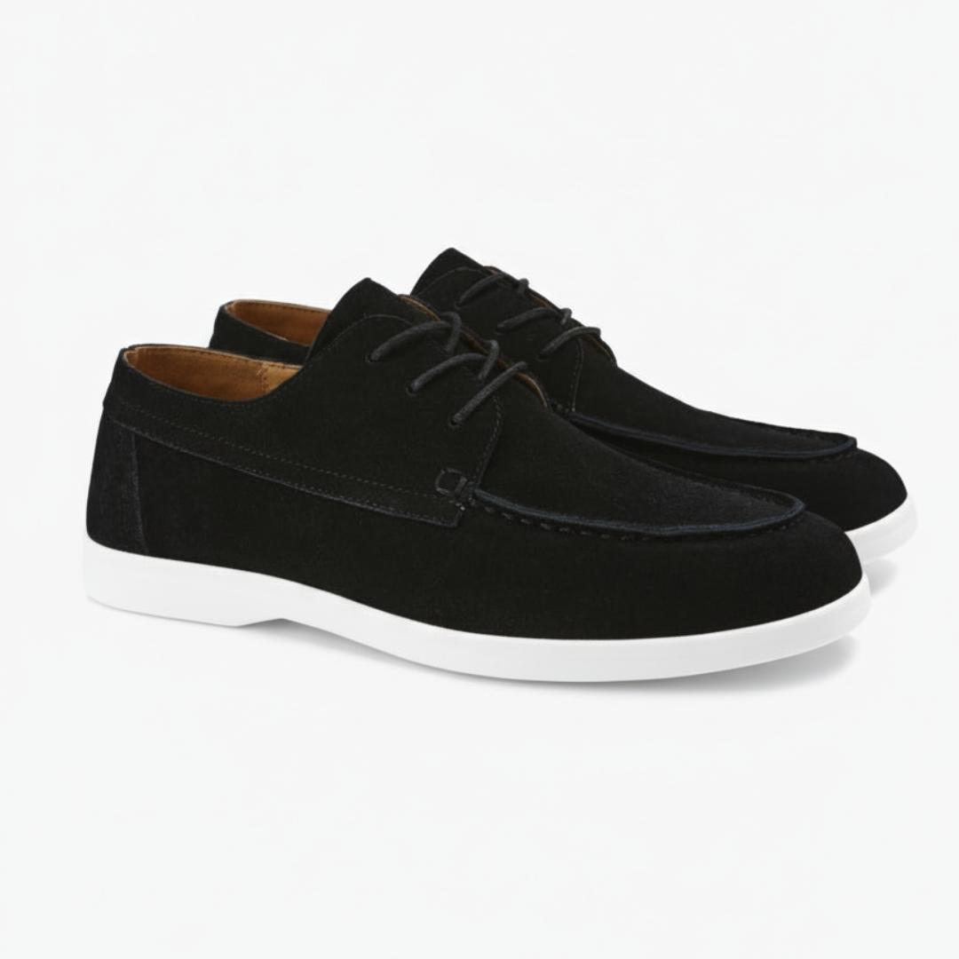 Premium Suede Lace-Up Shoes