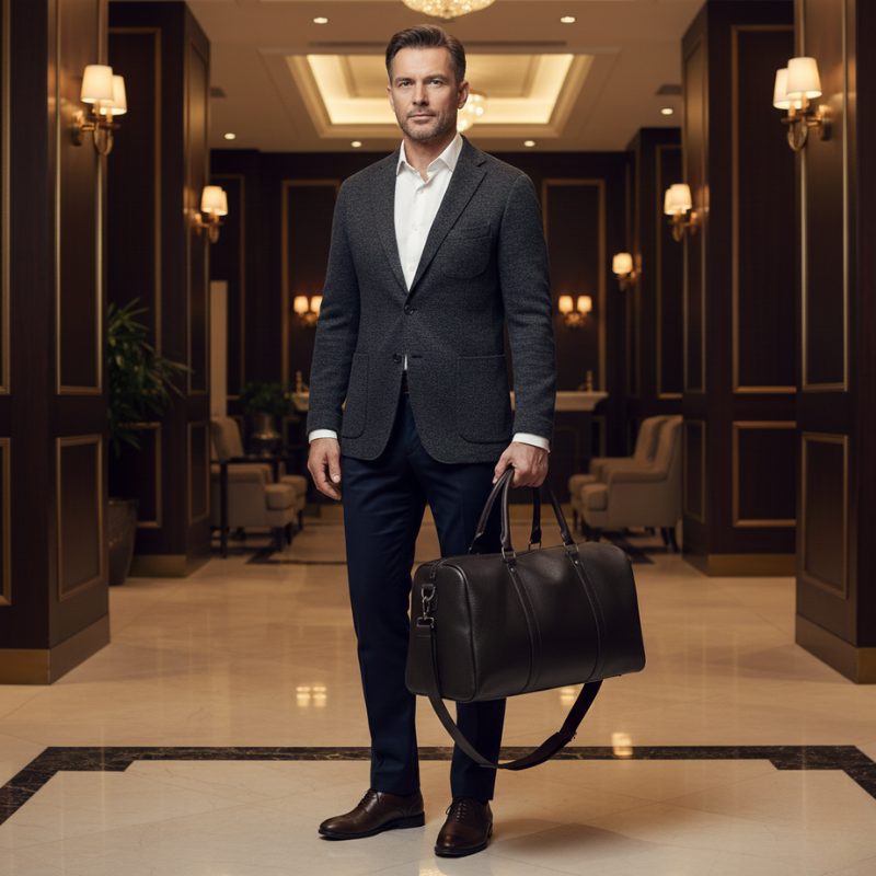 Executive Weekender Duffle Bag – Premium Travel Companion