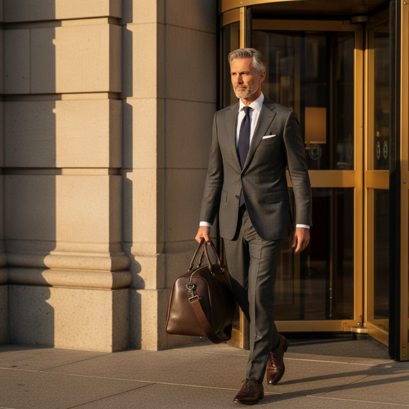 Executive Weekender Duffle Bag – Premium Travel Companion