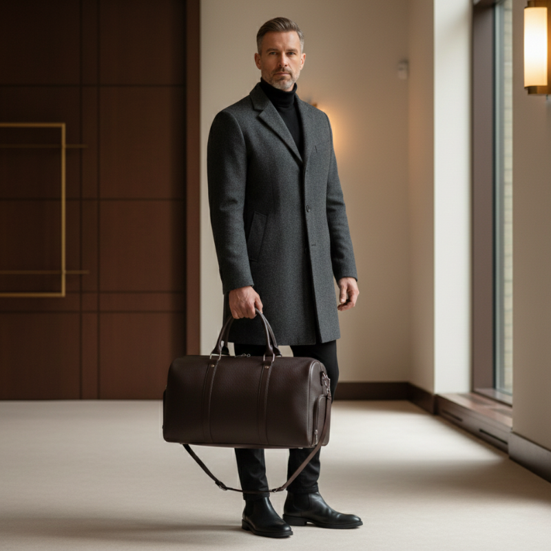 Executive Weekender Duffle Bag – Premium Travel Companion