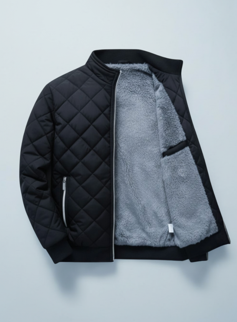 ST. MORITZ Quilted Winter Jacket – Warm, Insulated Outerwear with Stylish Quilting