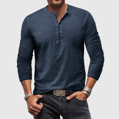 WINDSOR Henley Shirt - Timeless Comfort & Style