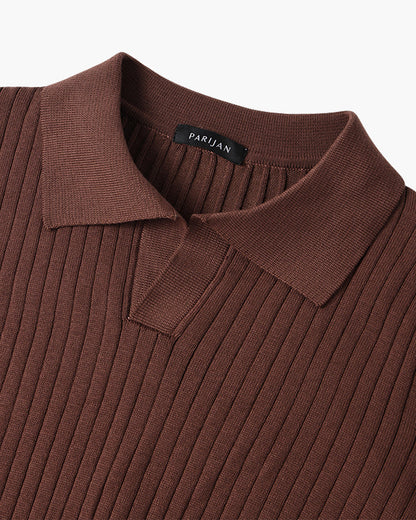 SUWON V-Neck Polo Shirt - Classic Comfort, Everyday Style