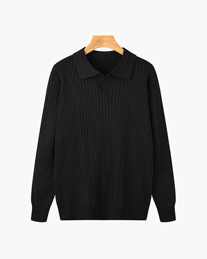 SUWON V-Neck Polo Shirt - Classic Comfort, Everyday Style