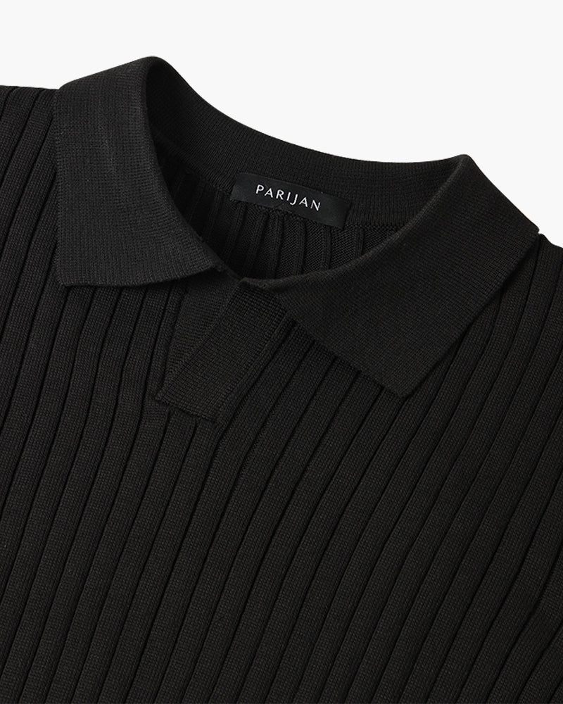 SUWON V-Neck Polo Shirt - Classic Comfort, Everyday Style