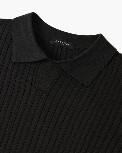 SUWON V-Neck Polo Shirt - Classic Comfort, Everyday Style