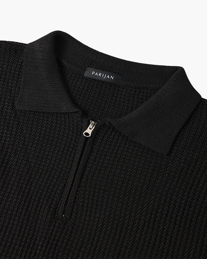 Gongju Zip-Up Knit Sweater