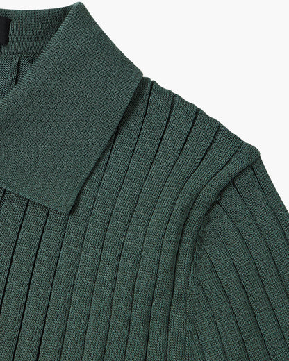 GIMCHEON Knitted Polo Shirt - Premium Knit, Classic Style for Everyday Wear