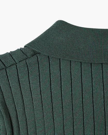GIMCHEON Knitted Polo Shirt - Premium Knit, Classic Style for Everyday Wear