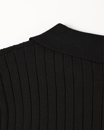 GIMCHEON Knitted Polo Shirt - Premium Knit, Classic Style for Everyday Wear