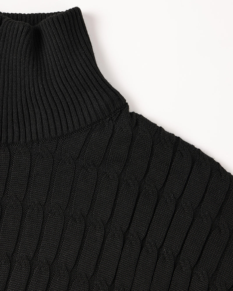 GWANGJU Cozy Half-Zip Knit Sweater - Versatile Everyday Layer