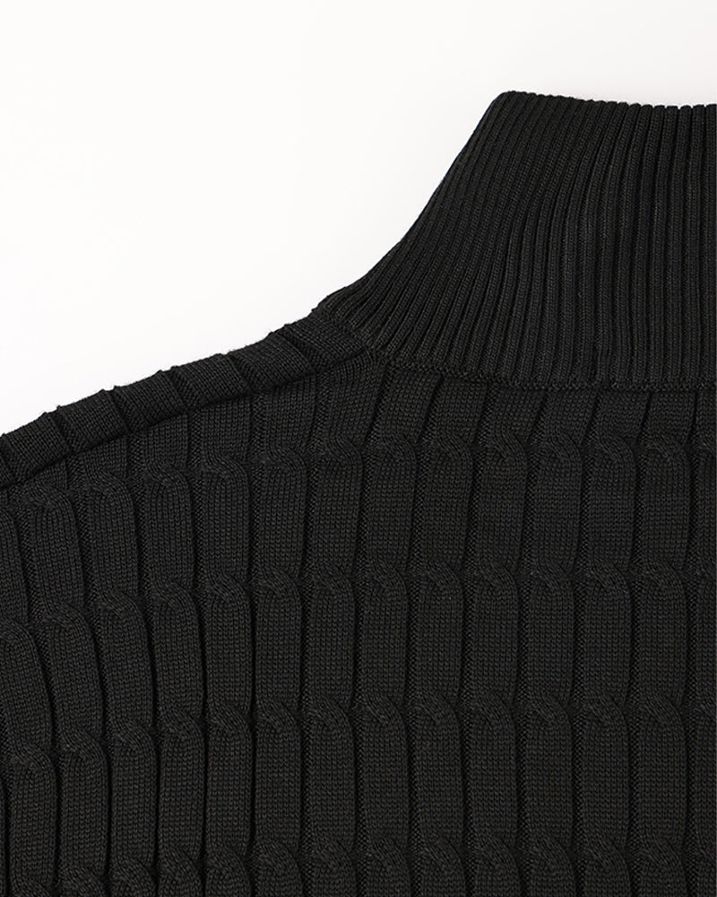 GWANGJU Cozy Half-Zip Knit Sweater - Versatile Everyday Layer