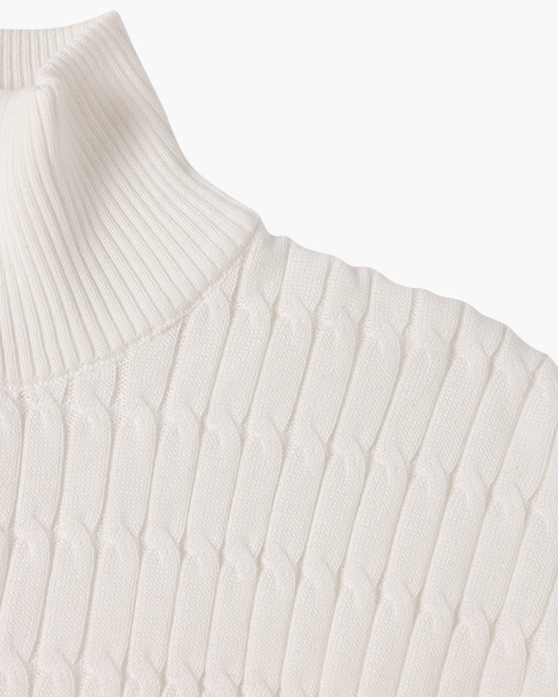 GWANGJU Cozy Half-Zip Knit Sweater - Versatile Everyday Layer