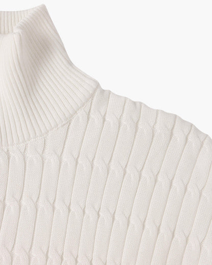 GWANGJU Cozy Half-Zip Knit Sweater - Versatile Everyday Layer