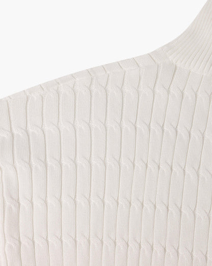 GWANGJU Cozy Half-Zip Knit Sweater - Versatile Everyday Layer
