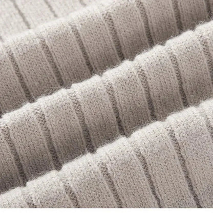 ZERMATT High-Collar Half-Zip Knit Sweater