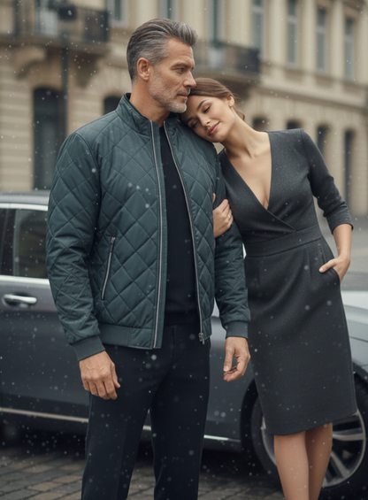ST. MORITZ Quilted Winter Jacket – Warm, Insulated Outerwear with Stylish Quilting