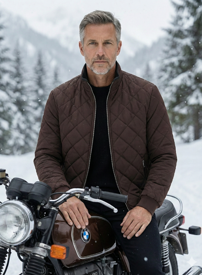 ST. MORITZ Quilted Winter Jacket – Warm, Insulated Outerwear with Stylish Quilting