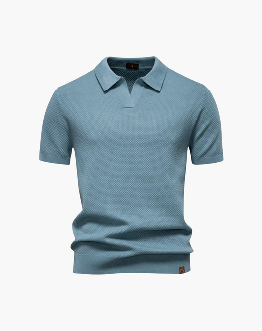 CAPRI V-Neck Polo Shirt - Effortless Style and All-Day Comfort