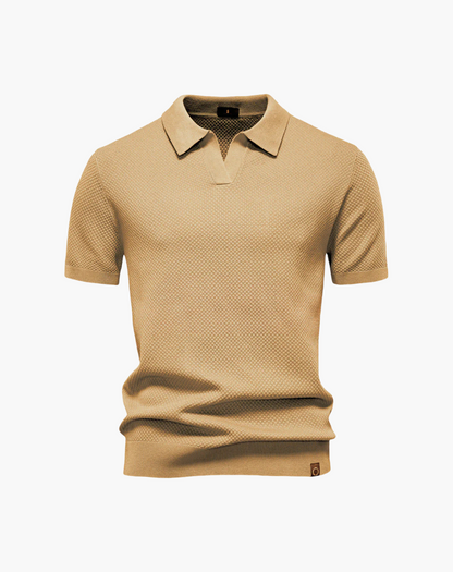 CAPRI V-Neck Polo Shirt - Effortless Style and All-Day Comfort
