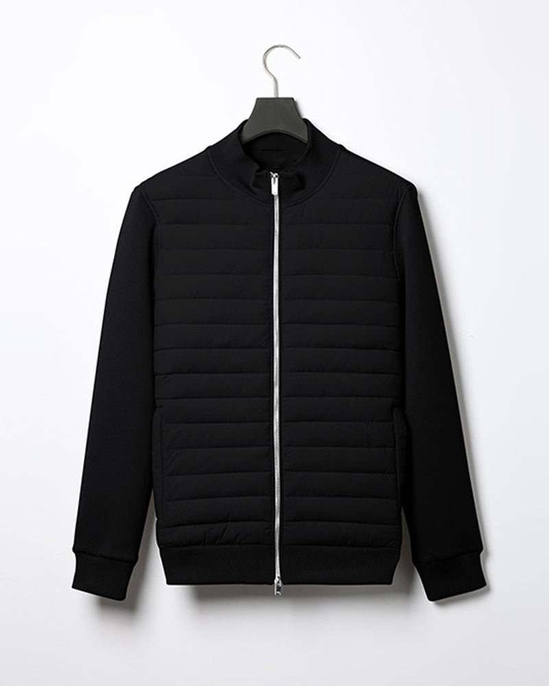 Stockholm Premium Quilted Hybrid Jacket — Sleek, Cozy & Weather-Ready