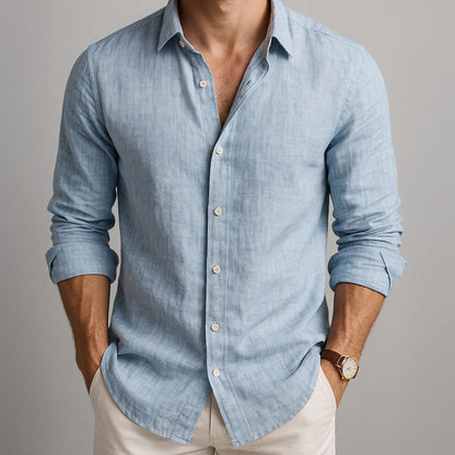 Amalfi Linen Shirt - Crisp, Lightweight Comfort