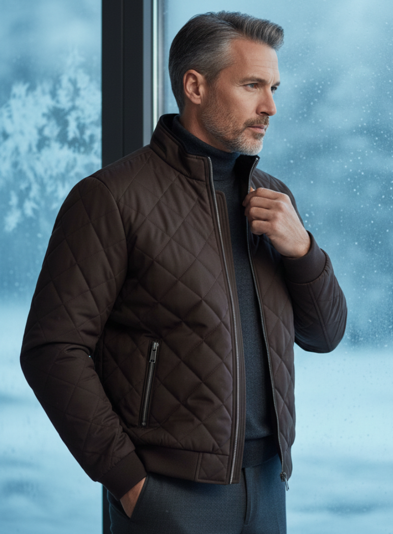 ST. MORITZ Quilted Winter Jacket – Warm, Insulated Outerwear with Stylish Quilting