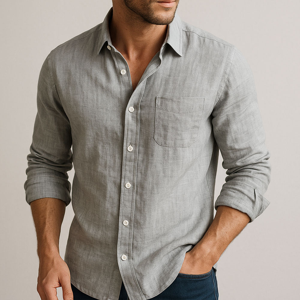 Amalfi Linen Shirt - Crisp, Lightweight Comfort