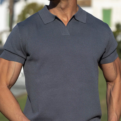 CAPRI V-Neck Polo Shirt - Effortless Style and All-Day Comfort