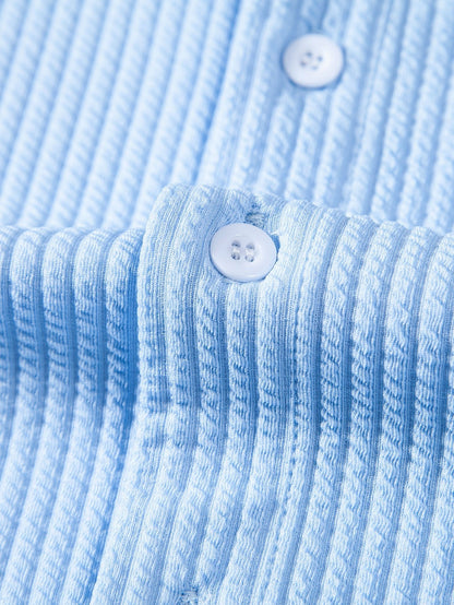 Porto Cervo Textured Shirt - Modern, Sophisticated Texture for Everyday Style